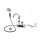 Scaldabagno istantaneo con spruzzatore e LCD display 3000W/230V IPX4 bianco