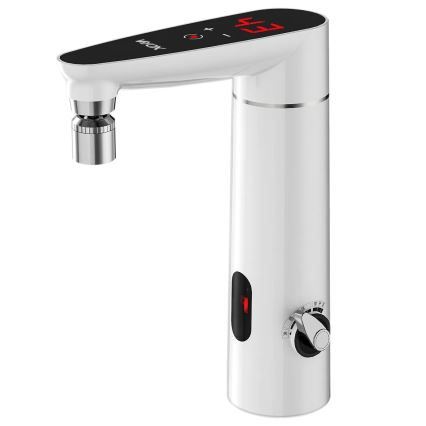 Scaldabagno istantaneo touch con sensore e LED display 3000W/230V IPX4 bianco