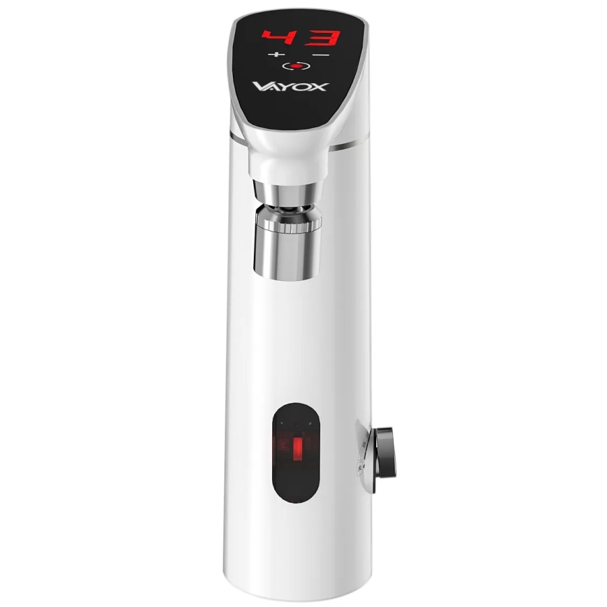 Scaldabagno istantaneo touch con sensore e LED display 3000W/230V IPX4 bianco