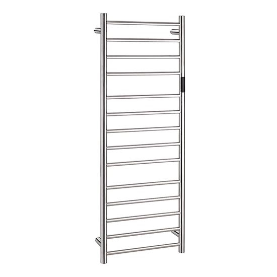 Scaldasalviette 45x132 cm in acciaio inox/argento