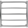 Scaldasalviette a scala CLASSIC 102W/230V 50x53 cm acciaio inossidabile/cromo lucido