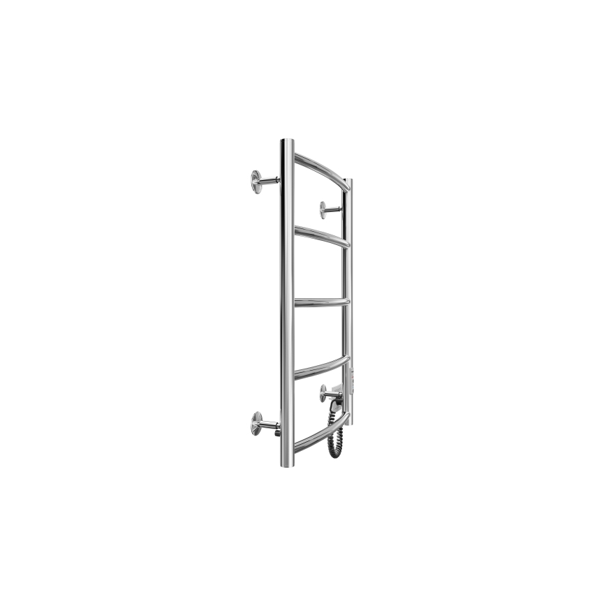 Scaldasalviette a scala CLASSIC 60W/230V 66x43 cm acciaio inossidabile/cromo lucido destra