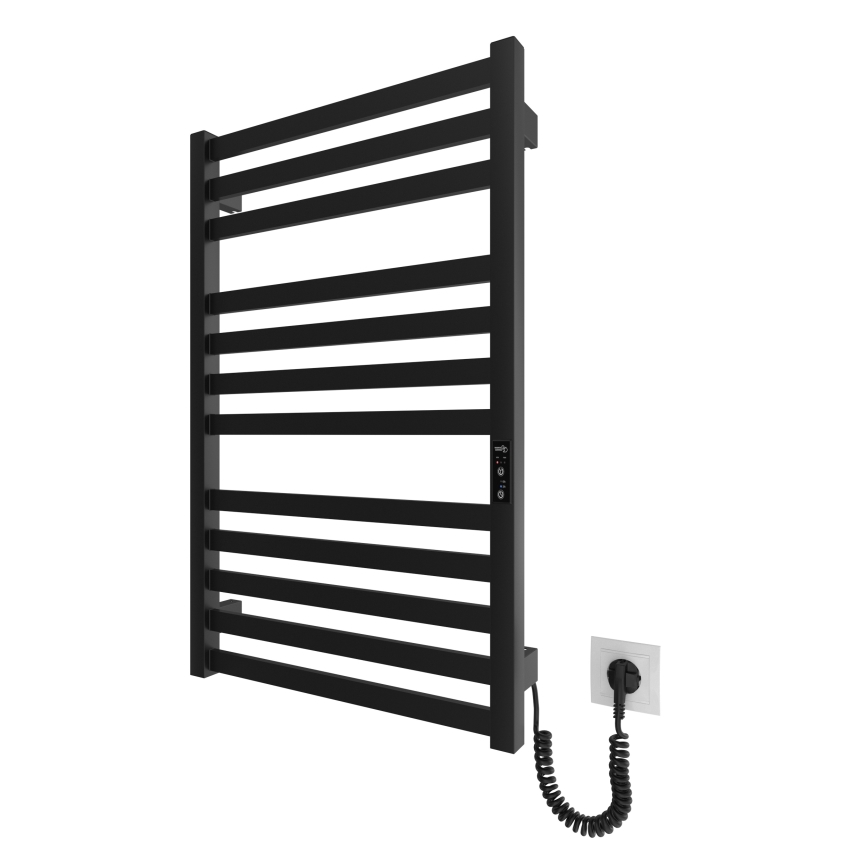 Scaldasalviette a scala HF OXFORD 170W/230V 77x53 cm nero