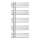 Scaldasalviette a scala INOX 368W/230V 109x53 cm acciaio inossidabile/cromo lucido