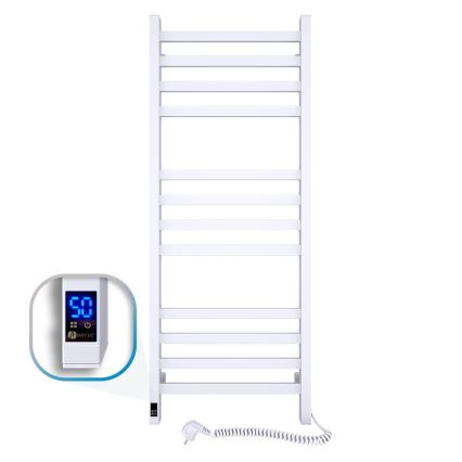 Scaldasalviette da bagno con termostato AVANGARD 459 W/230 V, 120,6 cm, IP44, bianco, lato destro