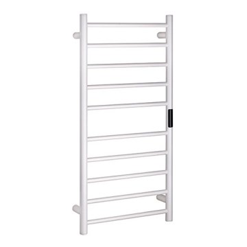 Scaldasalviette elettrico per asciugamani 45 x 96 cm, 130 W, inox/bianco