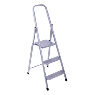 Scale pieghevoli a 3 gradini 132x45 cm