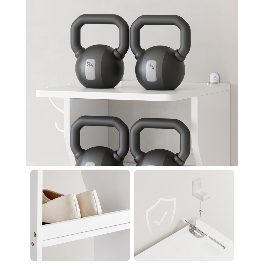 Scarpiera BOTARO bianca