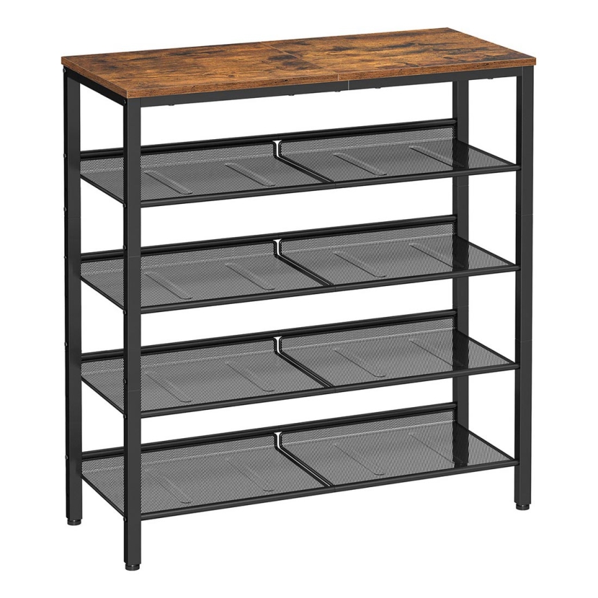 Scarpiera DAVOR marrone/nera