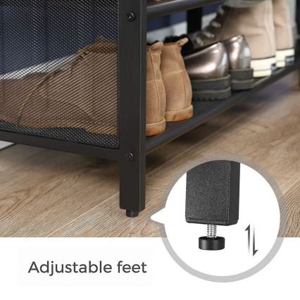 Scarpiera DAVOR marrone/nera