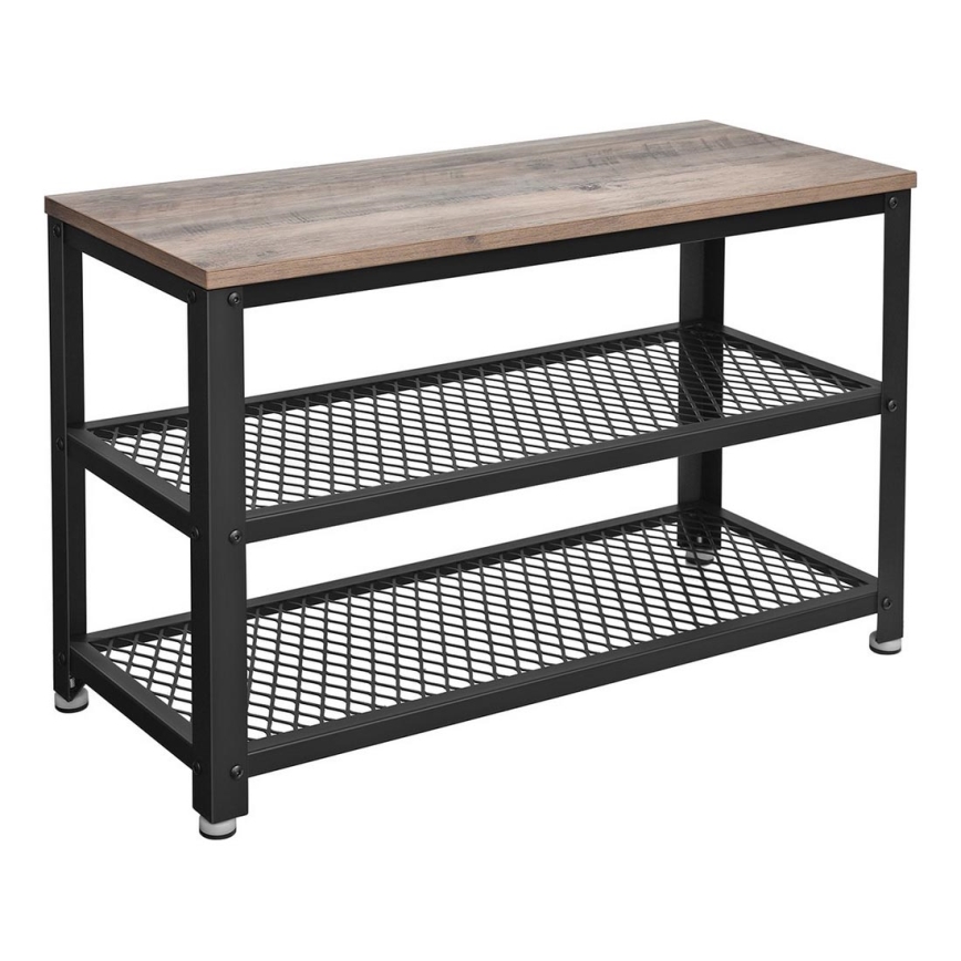 Scarpiera DAVOR marrone/nera