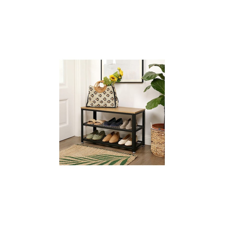 Scarpiera DAVOR marrone/nero