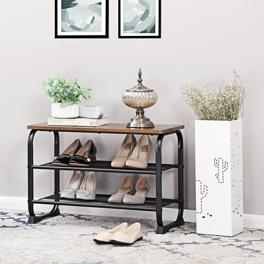 Scarpiera DAVOR marrone/nero