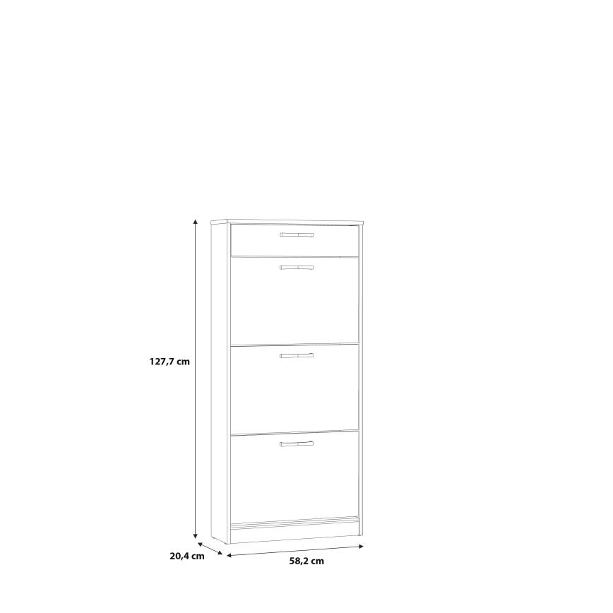Scarpiera KAVI rovere artisan