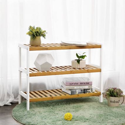 Scarpiera MATE marrone/bianco