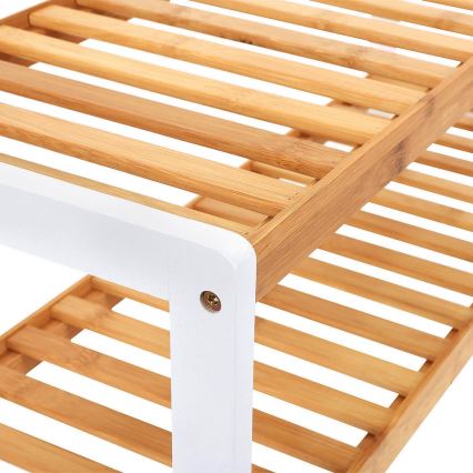 Scarpiera MATE marrone/bianco