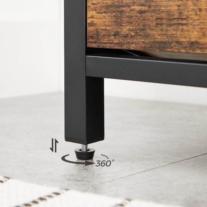 Scarpiera VOREN marrone/nero