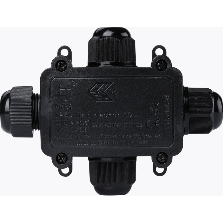 Scatola di giunzione impermeabile 24A/230V IP68