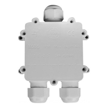 Scatola di giunzione impermeabile IP68 bianco