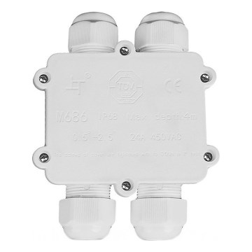 Scatola di giunzione impermeabile IP68 bianco