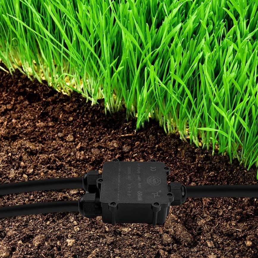 Scatola di giunzione impermeabile IP68 nero