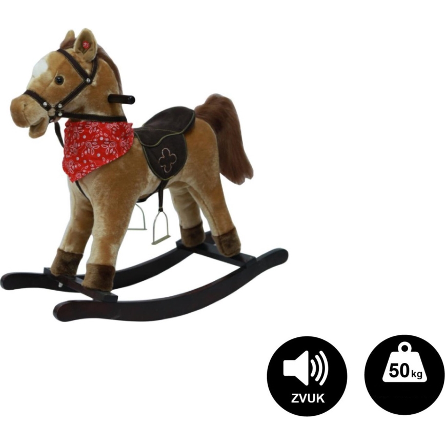 Schaukelpferd mit Melodie 3xAA