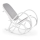 Schaukelstuhl MAX BIS 95x52 cm grau