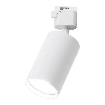 Schienenstrahler für 1-Phasen-Lichtschiene TIGER 1xGU10/10W/230V weiß