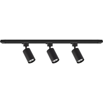 Schienenstrahler im Schienensystem TIGER 3xGU10/10W/230V schwarz