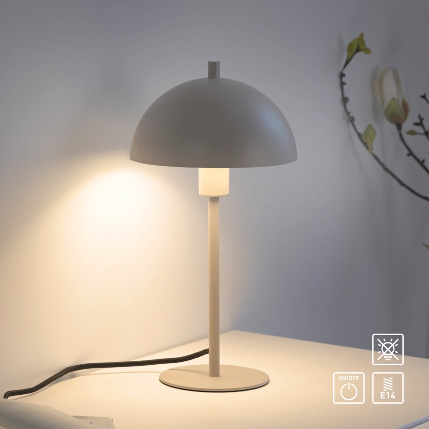 Schöner Wohnen 11726-39 - Tischlampe ALI 1xE14/15W/230V grau