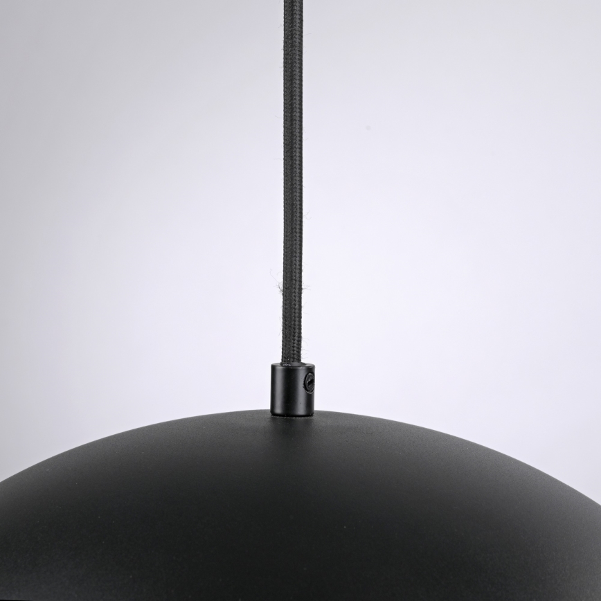 Schöner Wohnen 11728-18 - Pendelleuchte ALI 1xE27/25W/230V Ø 38 cm schwarz