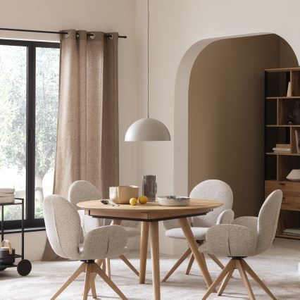 Schöner Wohnen 11728-39 - Lampadario a sospensione ALI con cavo, 1xE27/25W/230V, Ø 38 cm, grigio