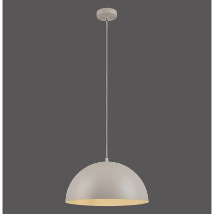 Schöner Wohnen 11728-39 - Lampadario a sospensione ALI con cavo, 1xE27/25W/230V, Ø 38 cm, grigio