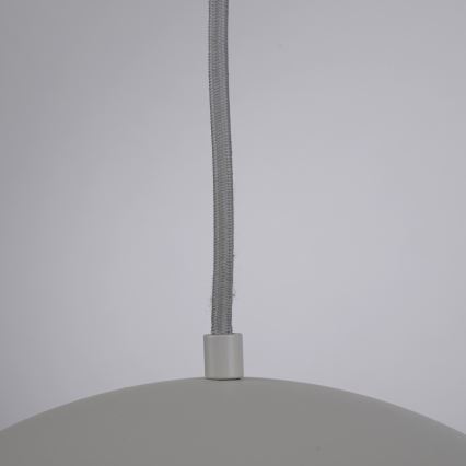 Schöner Wohnen 11728-39 - Lampadario a sospensione ALI con cavo, 1xE27/25W/230V, Ø 38 cm, grigio