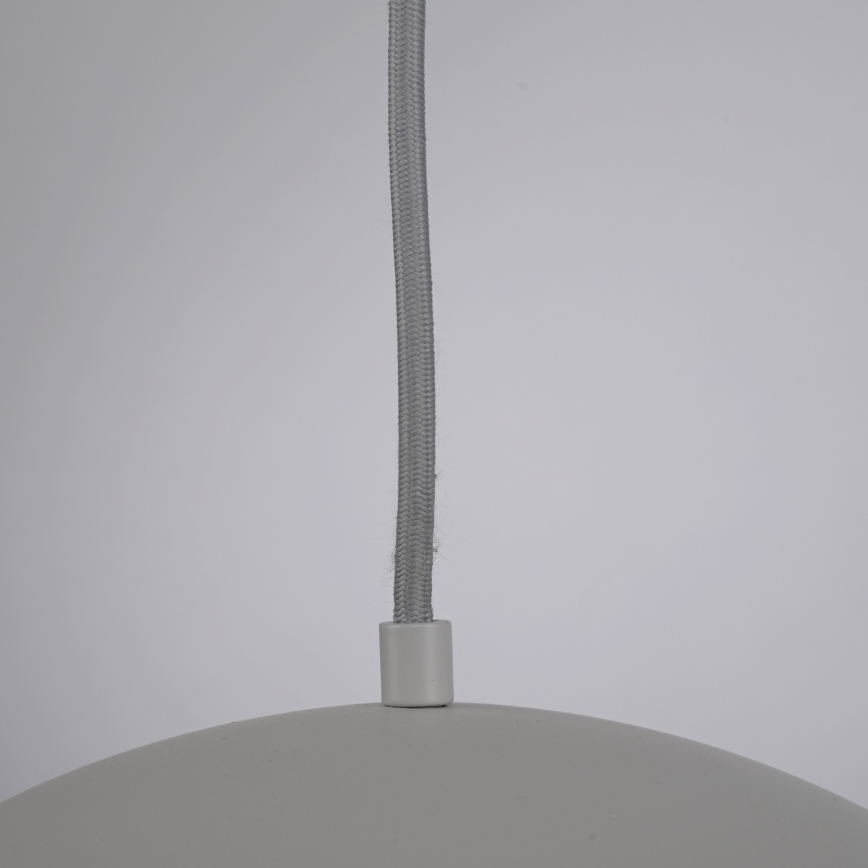 Schöner Wohnen 11728-39 - Pendelleuchte ALI mit Kabel, 1x E27/25W/230V, Ø 38 cm, grau