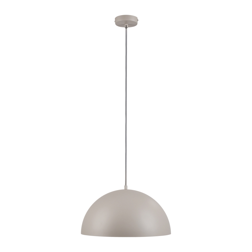 Schöner Wohnen 11728-39 - Pendelleuchte ALI mit Kabel, 1x E27/25W/230V, Ø 38 cm, grau