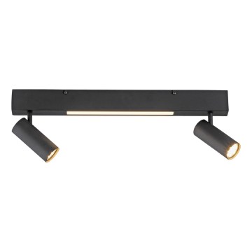 Schöner Wohnen 11793-18 - LED-Spot DANTE 2x GU10/10W/230V + LED/7,2W, schwarz