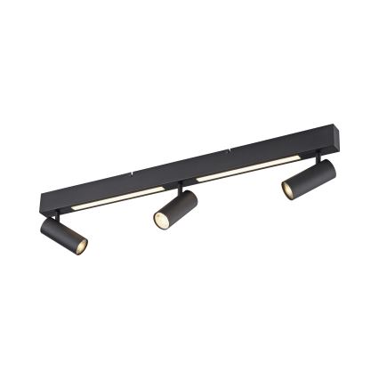 Schöner Wohnen 11794-18 - LED-Spot DANTE 3xGU10/10W/230V + LED/14,4W schwarz