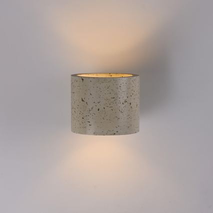 Schöner Wohnen 12542-42 - Wandleuchte TRAVENTA 1xG9/10W/230V Beton