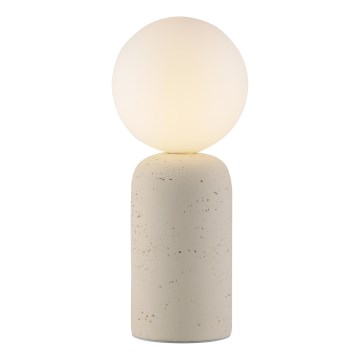 Schöner Wohnen 12543-42 - Lampada da tavolo TRAVENTA 1xG9/10W/230V cemento