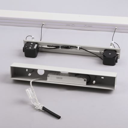 Schöner Wohnen 12577-16 - LED dimmbare Pendelleuchte mit Seilaufhängung ADRIANA ROUND 2xLED/24W/230V 2700/3000/3500/4000/5000K 160 cm weiß