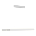 Schöner Wohnen 12577-16 - LED dimmbare Pendelleuchte mit Seilaufhängung ADRIANA ROUND 2xLED/24W/230V 2700/3000/3500/4000/5000K 160 cm weiß