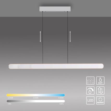 Schöner Wohnen 12577-16 - Suspension LED dimmable sur câble ADRIANA ROUND 2xLED/24W/230V 2700/3000/3500/4000/5000K blanc