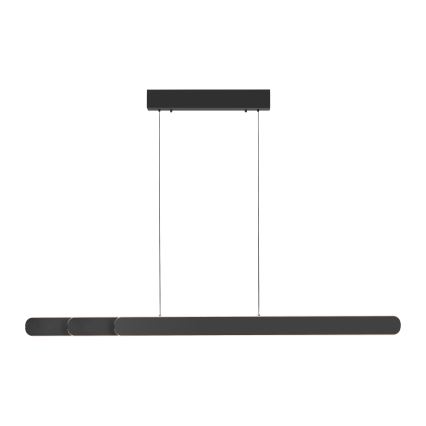 Schöner Wohnen 12577-18 - LED dimmbare Pendelleuchte an Drahtseil ADRIANA ROUND 2xLED/24W/230V 2700/3000/3500/4000/5000K 160 cm schwarz