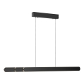 Schöner Wohnen 12577-18 - Lampadario a sospensione dimmerabile ADRIANA ROUND 2xLED/24W/230V 2700/3000/3500/4000/5000K nero