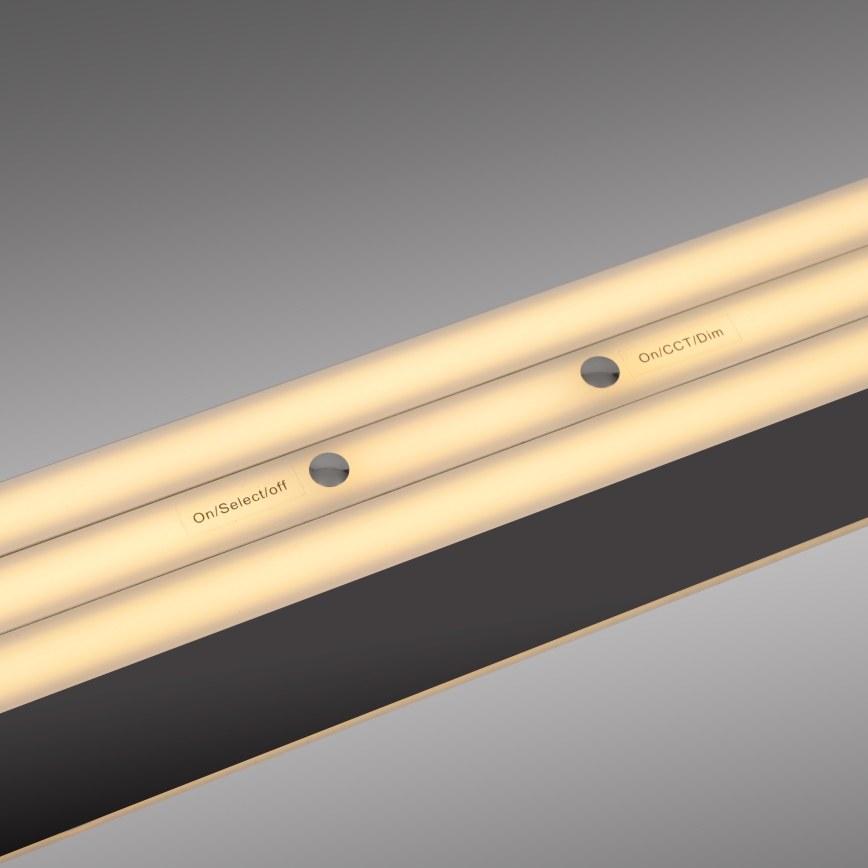Schöner Wohnen 12577-18 - Lampadario a sospensione dimmerabile ADRIANA ROUND 2xLED/24W/230V 2700/3000/3500/4000/5000K nero