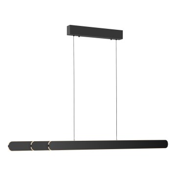 Schöner Wohnen 12577-18 - LED dimmbare Pendelleuchte an Drahtseil ADRIANA ROUND 2xLED/24W/230V 2700/3000/3500/4000/5000K 160 cm schwarz