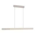 Schöner Wohnen 12577-39 - dimmbare LED-Pendelleuchte an Stahlseil ADRIANA ROUND 2xLED/24W/230V 2700/3000/3500/4000/5000K 160 cm grau