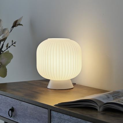 Schöner Wohnen 13573-16 - Lampe de table NAMI 1xE27/25W/230V blanche