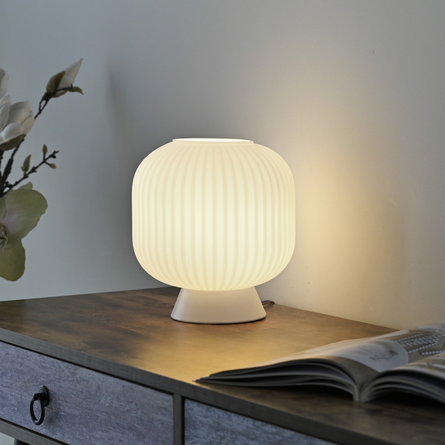 Schöner Wohnen 13573-16 - Tischleuchte NAMI 1xE27/25W/230V weiß